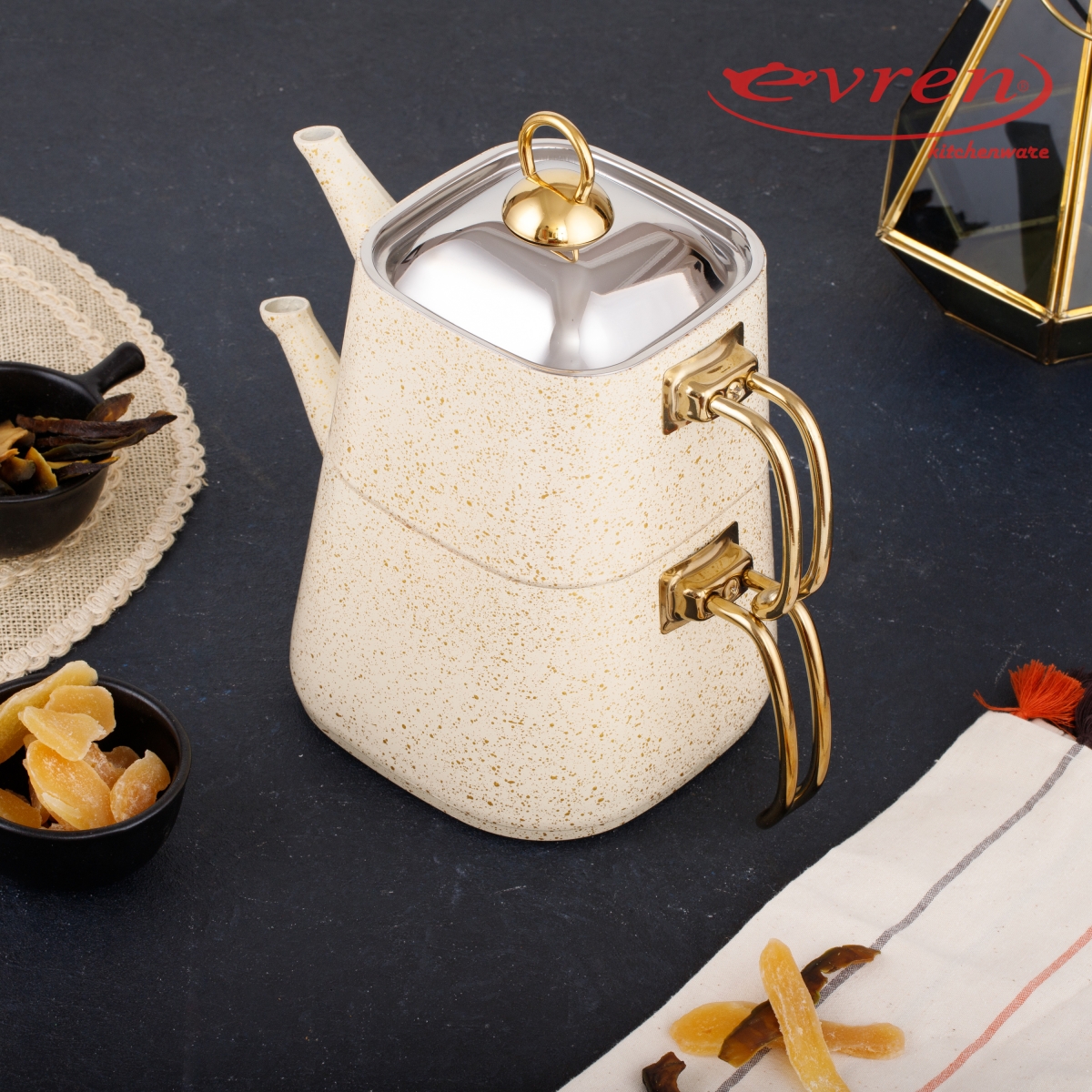 KARE ÇAYDANLIK TAKIMI/SQUATE TEAPOT