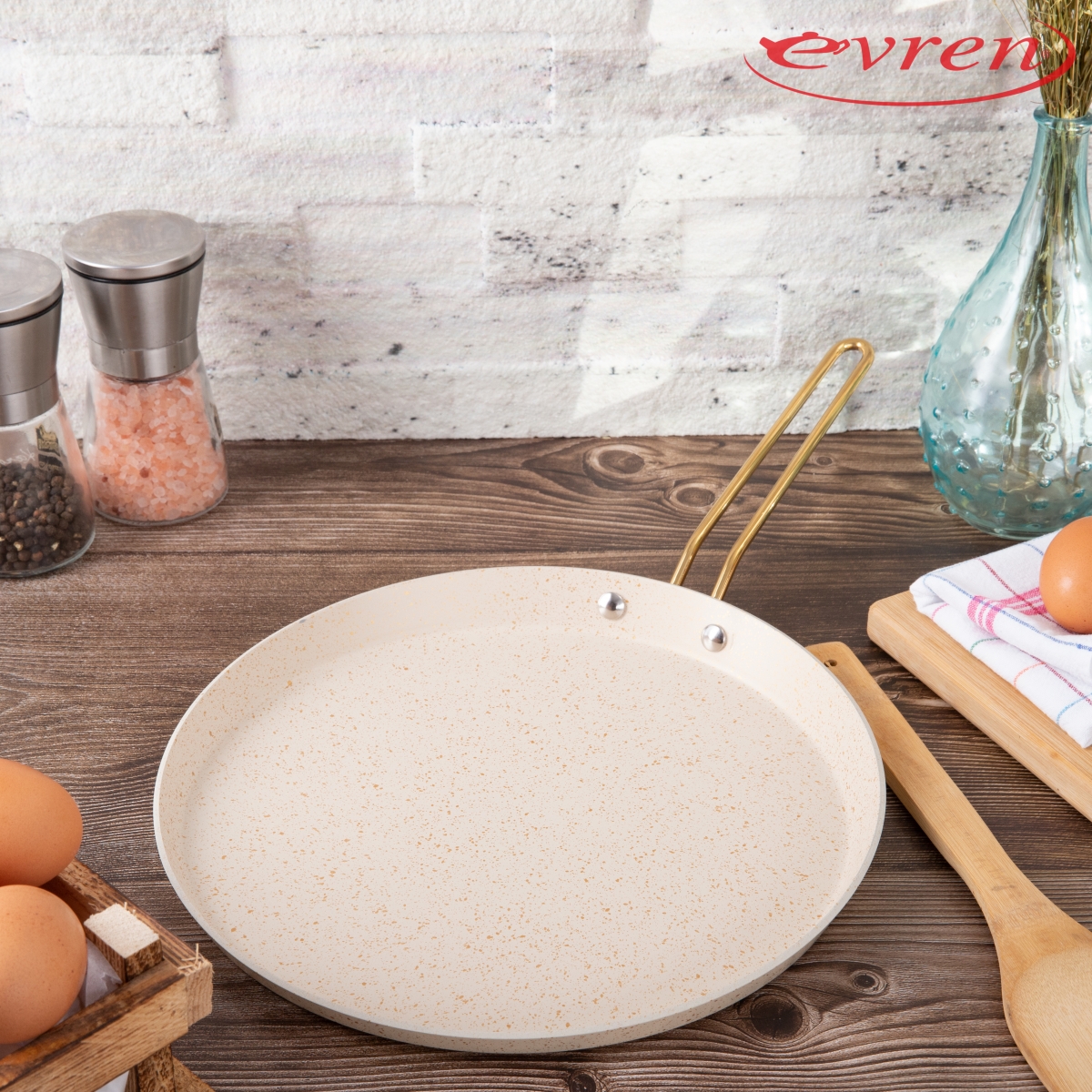 FİLDİŞİ KREP TAVA/IVORY CREPE PAN