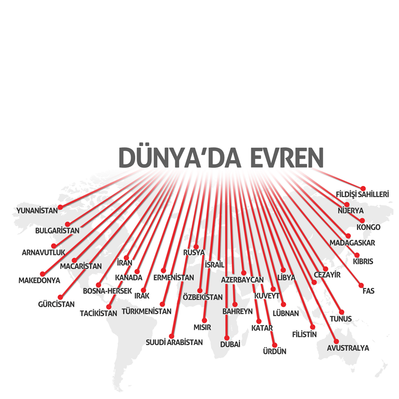 DÜNYADA EVREN